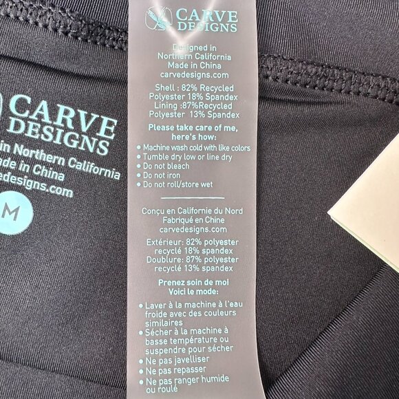 Carve Designs Women's Malia Built In Bikini Bottom Swim Skirt Size Medium, Black - Picture 9 of 12